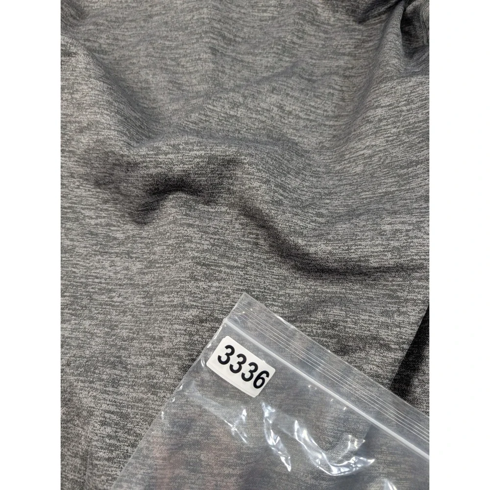OKC Thunder Adidas Team Issue Climawarm Quarter Zip Pullover Large Heather Gray